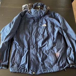 North Face, HyVent, Men’s Jacket, L, Dark Blue
